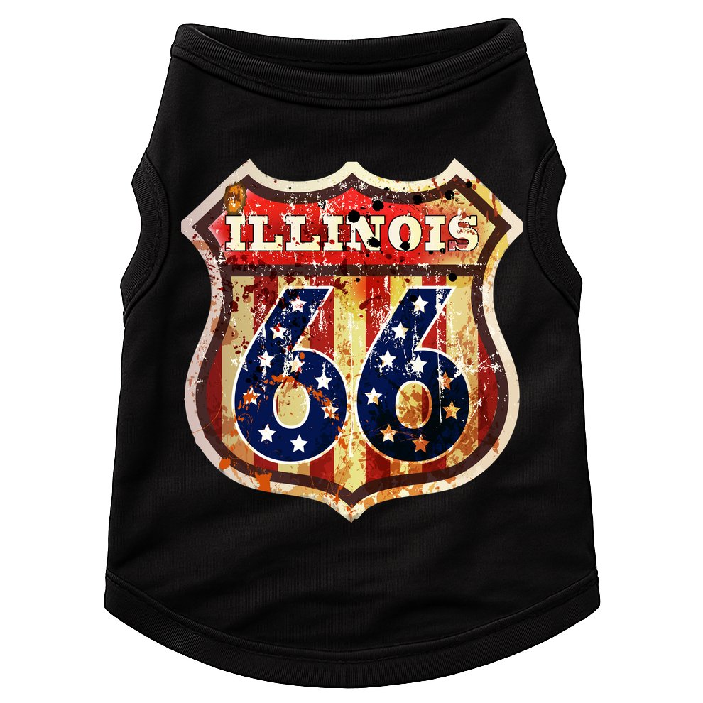 Route 66 Illinois Doggie Tank