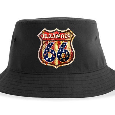 Route 66 Illinois Sustainable Bucket Hat