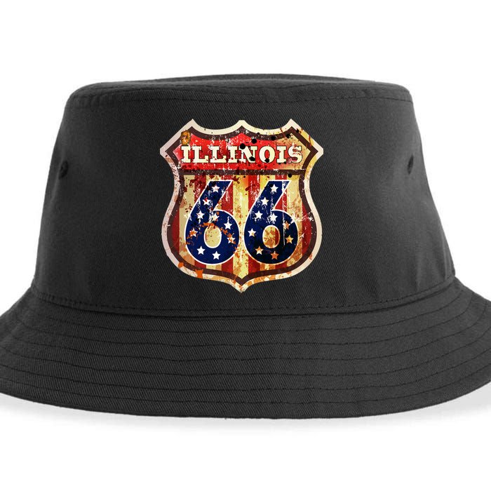 Route 66 Illinois Sustainable Bucket Hat