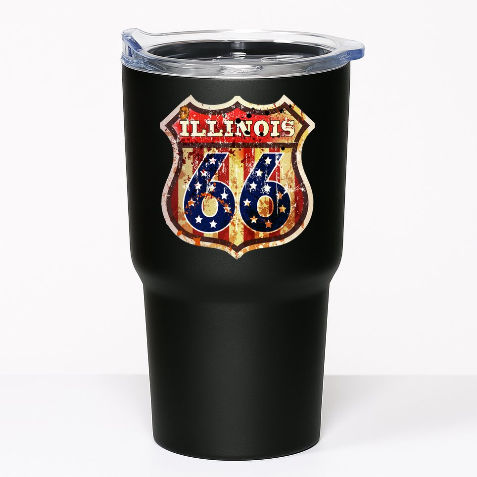 Route 66 Illinois Tumbler
