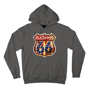 Route 66 Illinois Hoodie