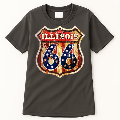 Route 66 Illinois Tall T-Shirt