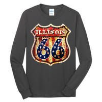 Route 66 Illinois Tall Long Sleeve T-Shirt