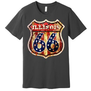 Route 66 Illinois Premium T-Shirt