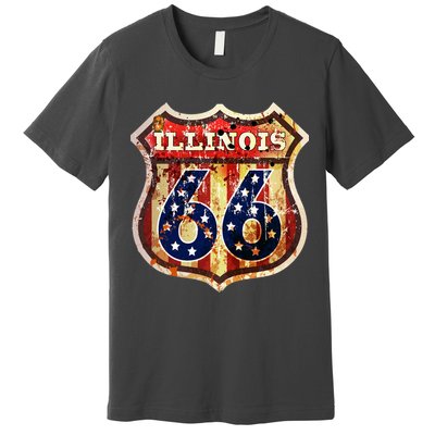 Route 66 Illinois Premium T-Shirt