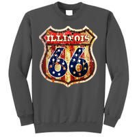 Route 66 Illinois Tall Sweatshirt