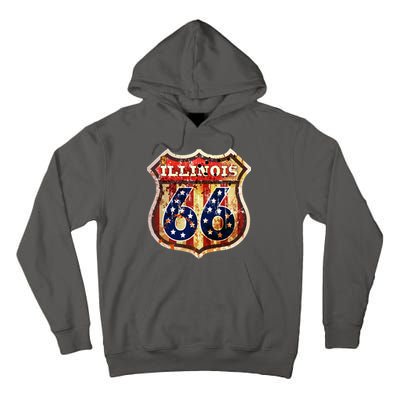 Route 66 Illinois Tall Hoodie