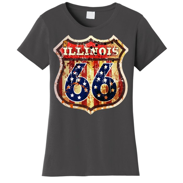 Route 66 Illinois Women's T-Shirt