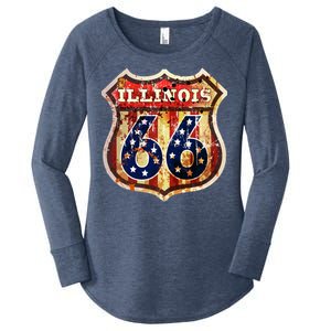 Route 66 Illinois Women's Perfect Tri Tunic Long Sleeve Shirt