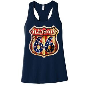 Route 66 Illinois Women's Racerback Tank