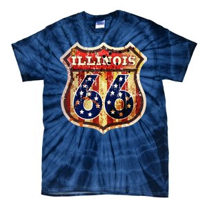 Route 66 Illinois Tie-Dye T-Shirt