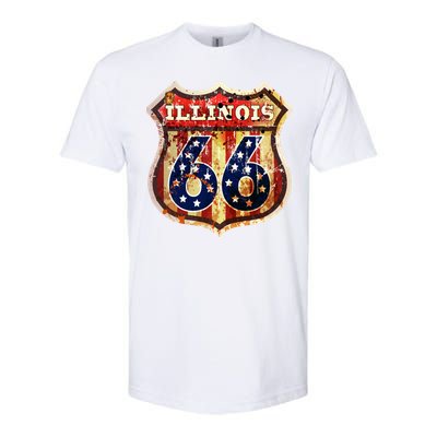 Route 66 Illinois Softstyle® CVC T-Shirt