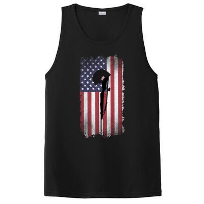 Remember Our Veterans Honor The Fallen Soldier Gift PosiCharge Competitor Tank