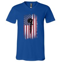 Remember Our Veterans Honor The Fallen Soldier Gift V-Neck T-Shirt