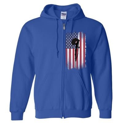 Remember Our Veterans Honor The Fallen Soldier Gift Full Zip Hoodie