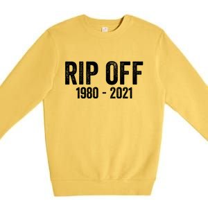 Rip Off Virgil Abloh Premium Crewneck Sweatshirt