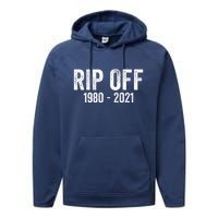 Rip Off Virgil Abloh Performance Fleece Hoodie