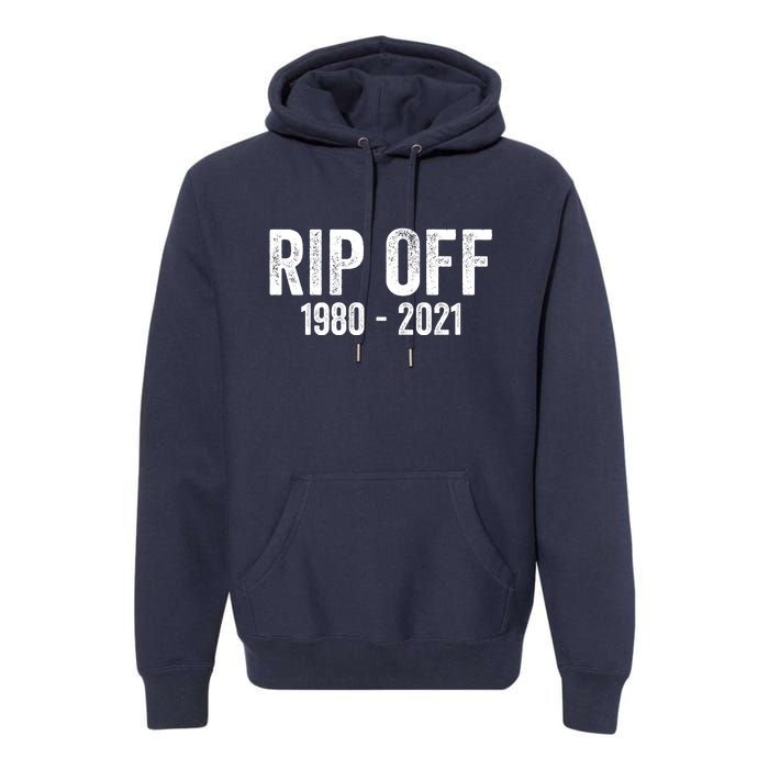 Rip Off Virgil Abloh Premium Hoodie