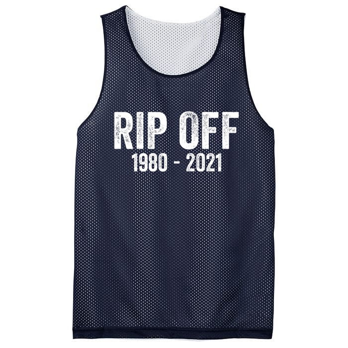 Rip Off Virgil Abloh Mesh Reversible Basketball Jersey Tank