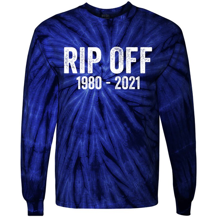 Rip Off Virgil Abloh Tie-Dye Long Sleeve Shirt