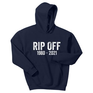 Rip Off Virgil Abloh Kids Hoodie