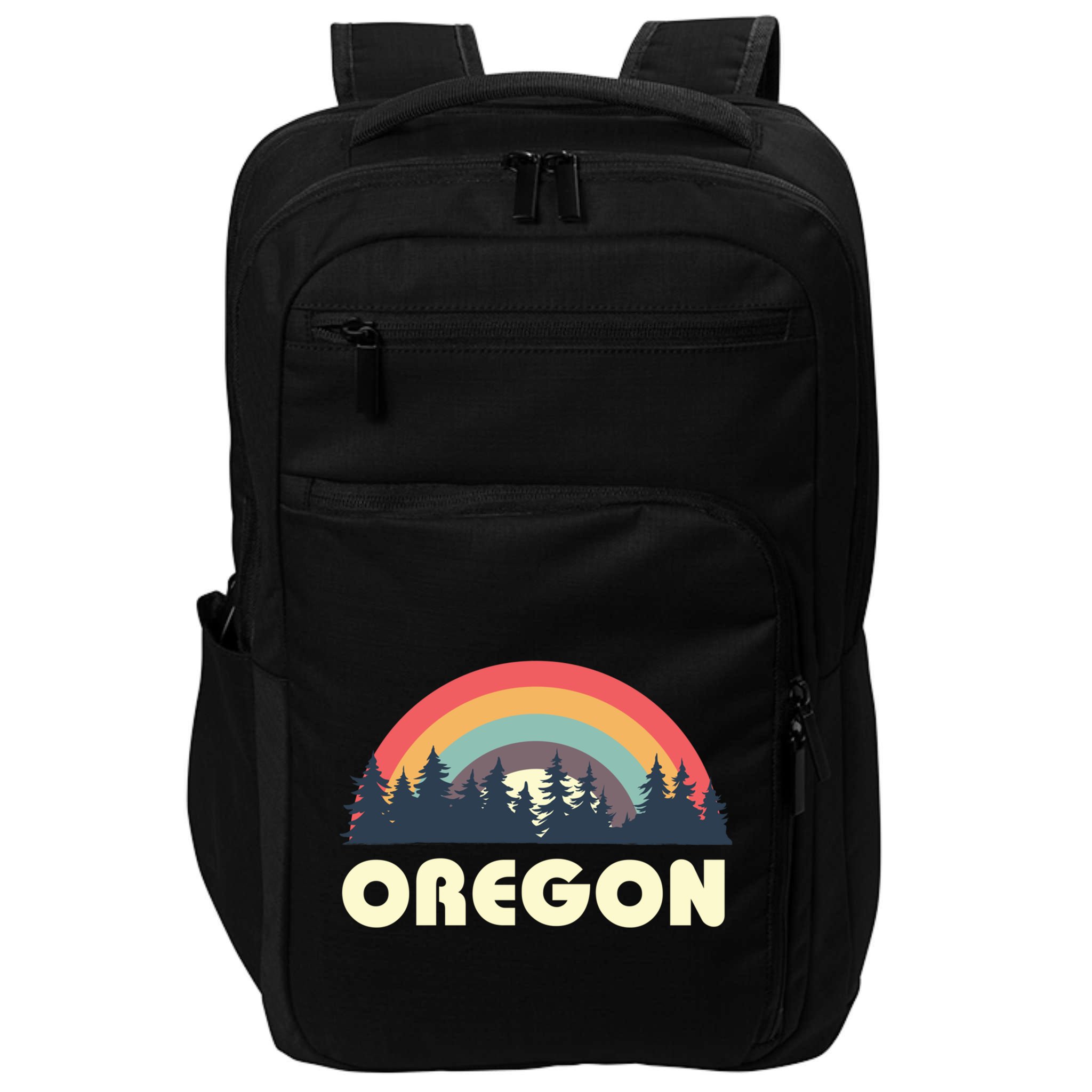 Retro Oregon Vintage Pnw Pacific Northwest Gift Impact Tech Backpack