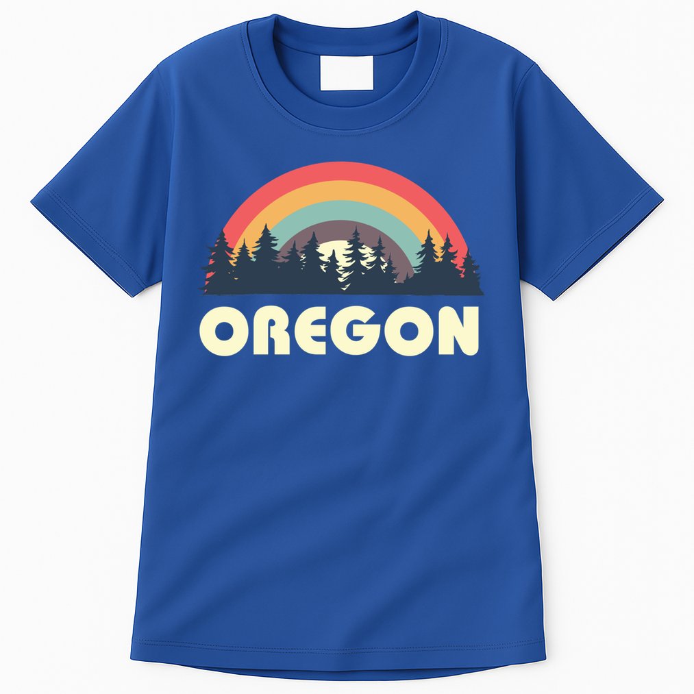 Retro Oregon Vintage Pnw Pacific Northwest Gift Tall T-Shirt