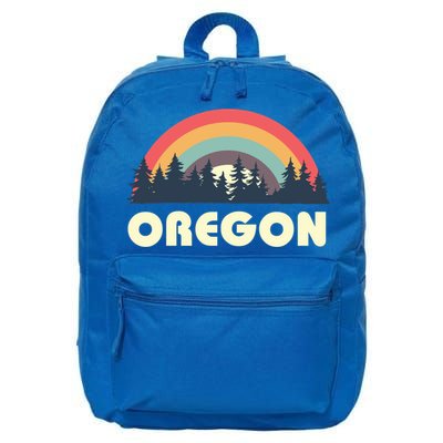Retro Oregon Vintage Pnw Pacific Northwest Gift 16 in Basic Backpack