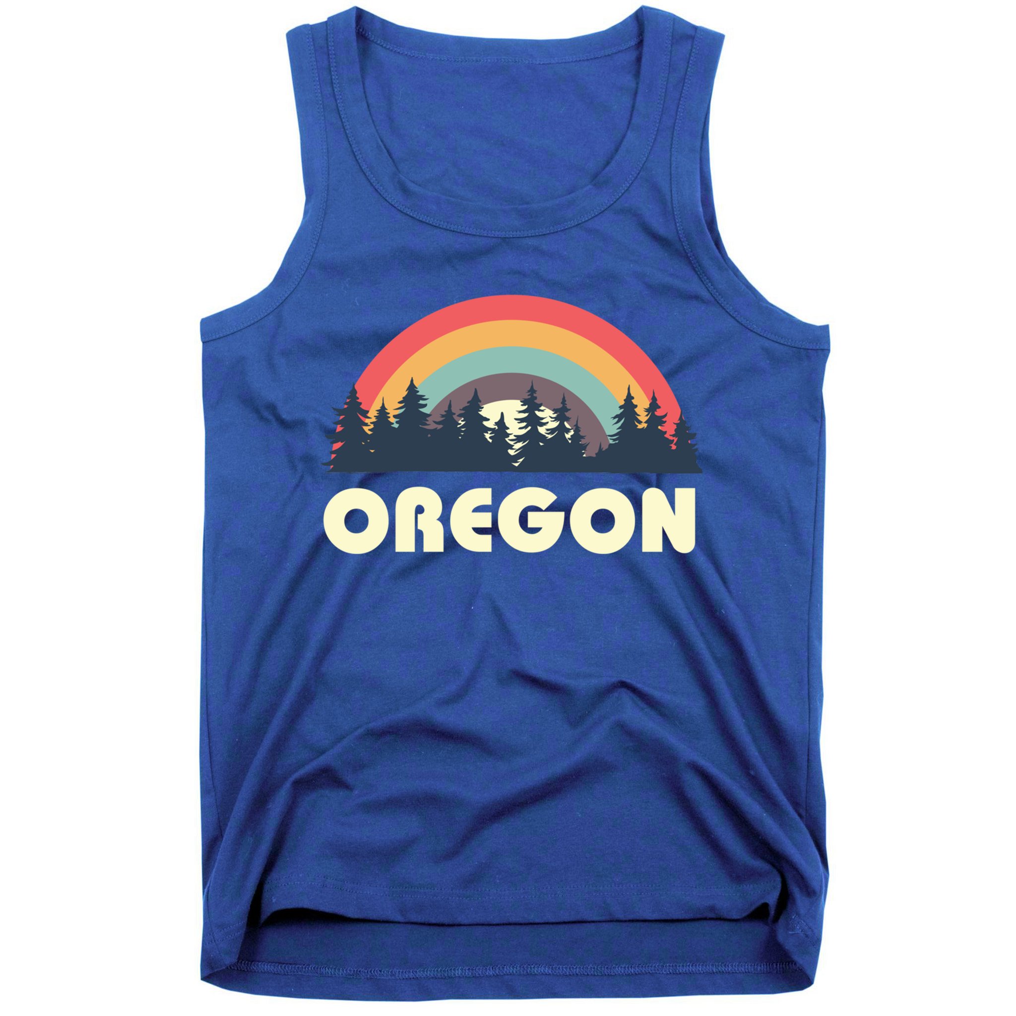 Retro Oregon Vintage Pnw Pacific Northwest Gift Tank Top
