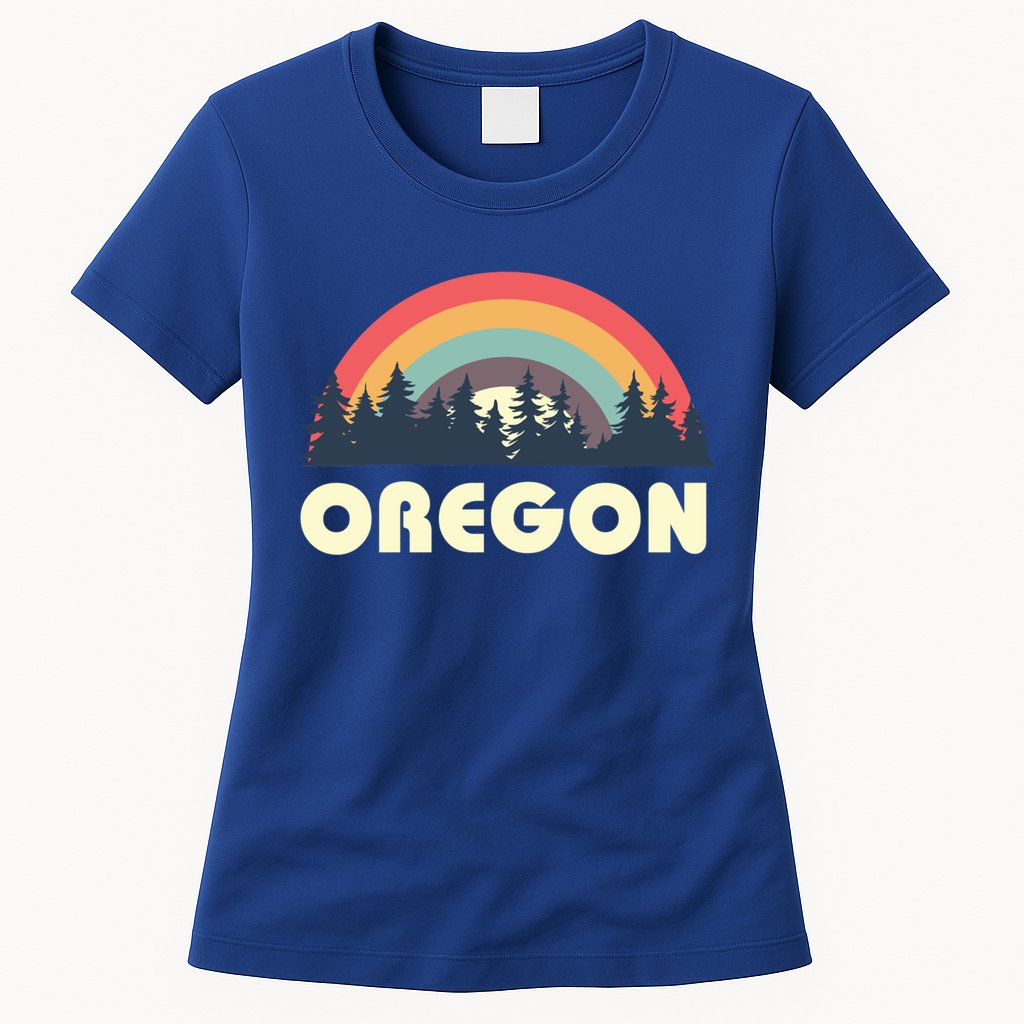 Retro Oregon Vintage Pnw Pacific Northwest Gift Womens T-Shirt