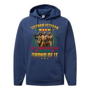 Republic Of Vietnam Proud Of It Performance Fleece Hoodie