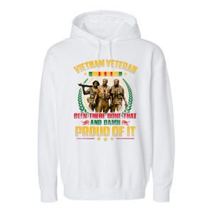 Republic Of Vietnam Proud Of It Garment-Dyed Fleece Hoodie