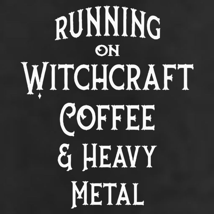 Running On Witchcraft Coffee And Heavy Metal Cheeky Witch 15oz Campfire Ceramic Mug