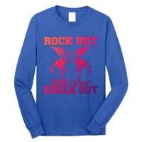 Rock Out With Your Caulk Out Construction Worker Funny Gift Long Sleeve Shirt