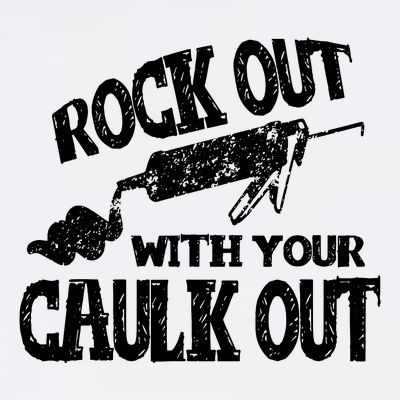 Rock Out With Your Caulk Out Construction Worker Gift T-Shirt