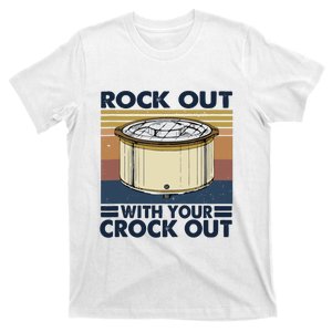 Rock Out With Your Crock Out Funny Chef Food Tank Top T-Shirt