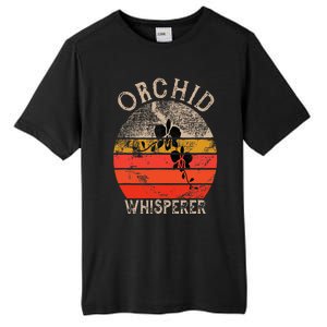 Retro Orchid Whisperer Funny Orchids Flower Lover Gardener Tall Fusion ChromaSoft Performance T-Shirt