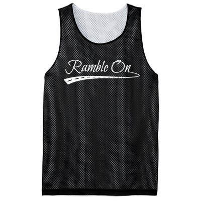 Ramble On World Traveler Gift Mesh Reversible Basketball Jersey Tank