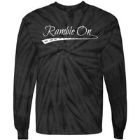 Ramble On World Traveler Gift Tie-Dye Long Sleeve Shirt