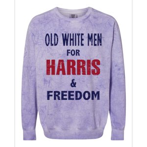 Retro Old White For Harris And Freedom Colorblast Crewneck Sweatshirt