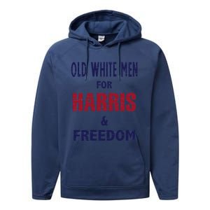 Retro Old White For Harris And Freedom Performance Fleece Hoodie