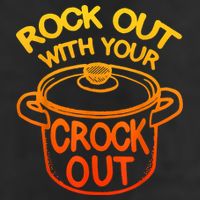 Rock Out With Your Crock Out Funny Chef Food Humor 25L Jumbo Tote