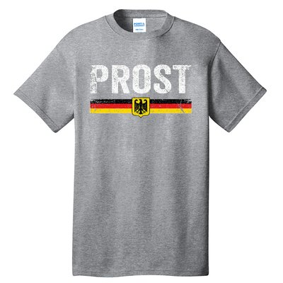 Retro Oktoberfest Women German Flag Prost Tall T-Shirt