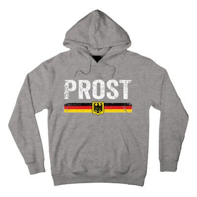 Retro Oktoberfest Women German Flag Prost Tall Hoodie