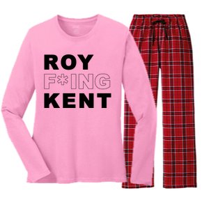 Roy Freaking Kent Women's Long Sleeve Flannel Pajama Set 