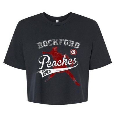 Rockford Peaches 1943 Bella+Canvas Jersey Crop Tee