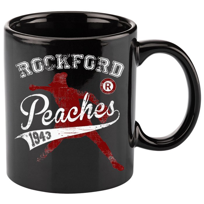 Rockford Peaches 1943 11oz C Handle Ceramic Mug