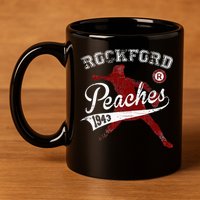 Rockford Peaches 1943 11oz C Handle Ceramic Mug