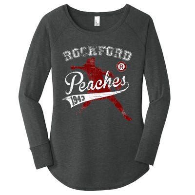 Rockford Peaches 1943 Women's Perfect Tri Tunic Long Sleeve Shirt