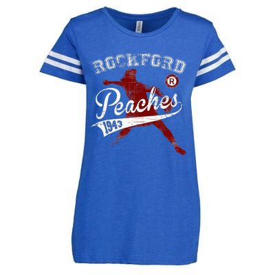 Rockford Peaches 1943 Enza Ladies Jersey Football T-Shirt